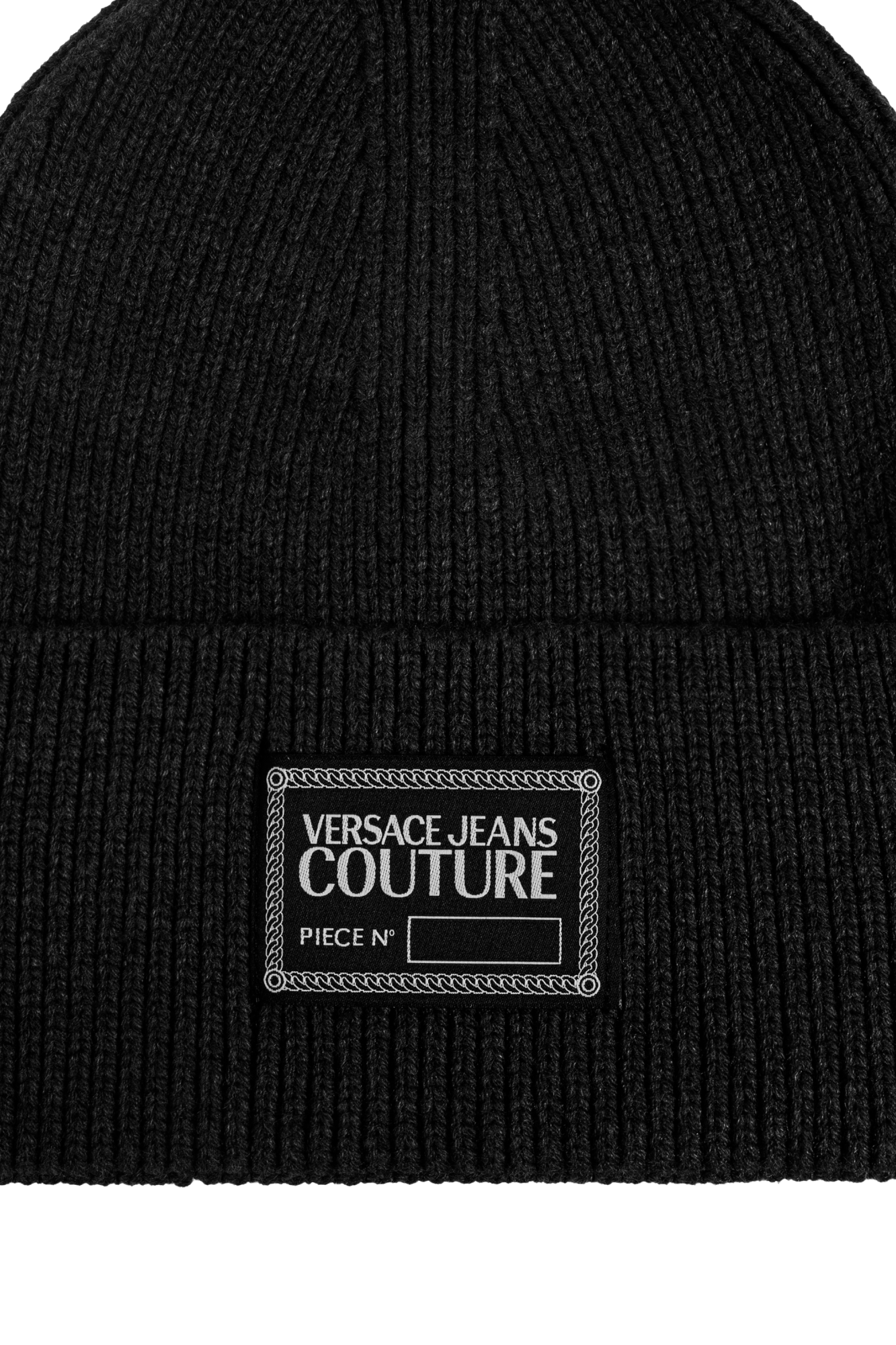 専用新品 Versace Macro Logo Virgin Wool ニット帽 専用新品 Versace Macro Logo Virgin Wool ニット帽 - メルカリ
